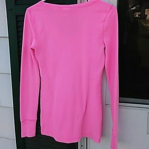 PINK Victoria's Secret Tops - VS PINK thermal shirt! Cute! PINK Victoria's Secret Tops - VS PINK thermal shirt! Cute!