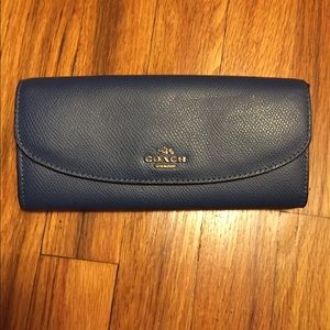Brand new** navy blue coach wallet