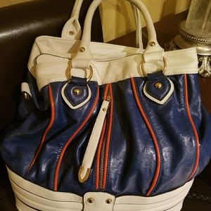 Like new multiple color bucket type purse