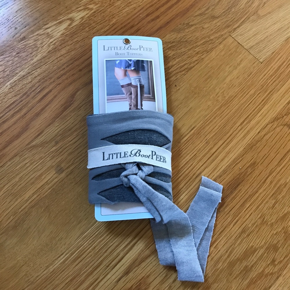Gray Boot Toppers