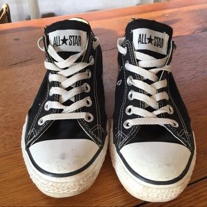 Converse All Star Sneakers, Black Size 7