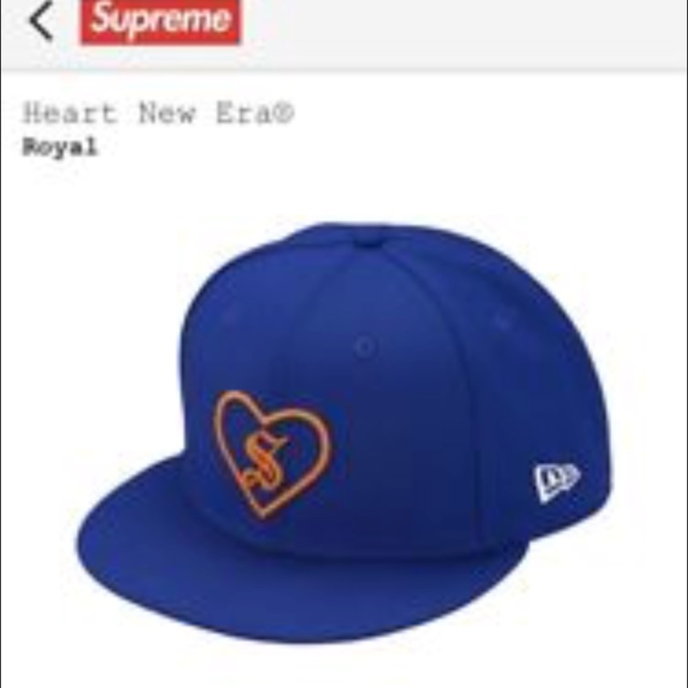 Supreme Heart New Era Hat