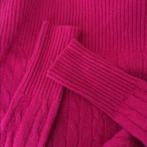 Loft wool/rayon/nylon/rabbit hair cable knit