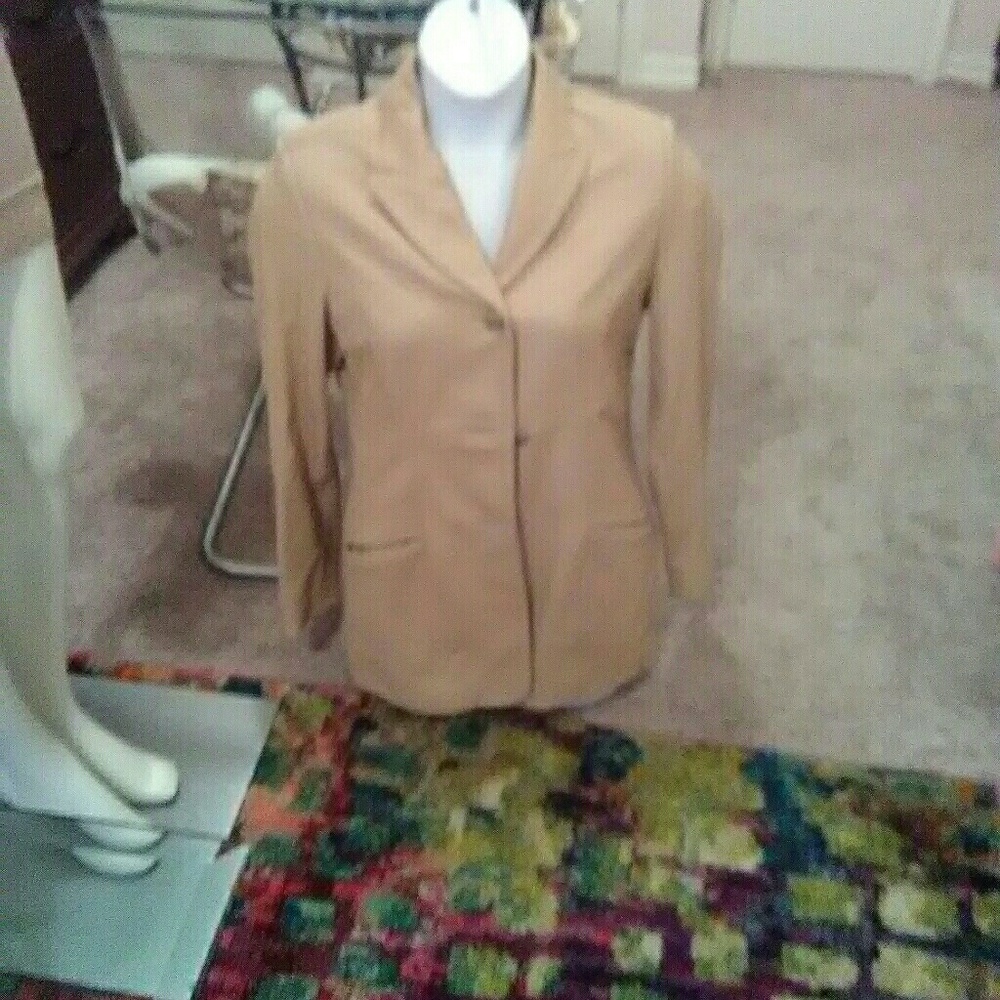 Lamskin leather jacket