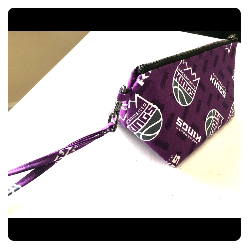 NBA Sacramento Kings cosmetics wristlet