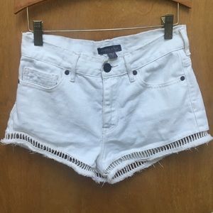White Kendall& Kyle jean shorts