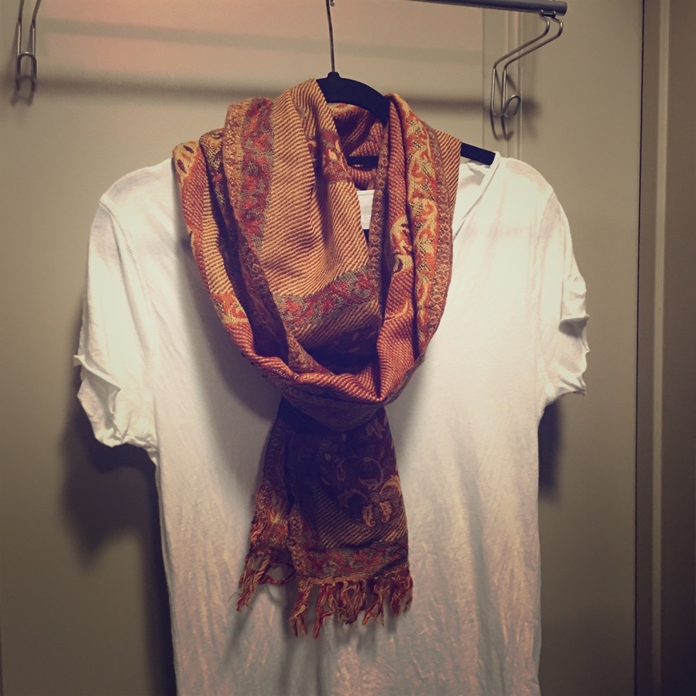 Gorgeous for fall woven scarf