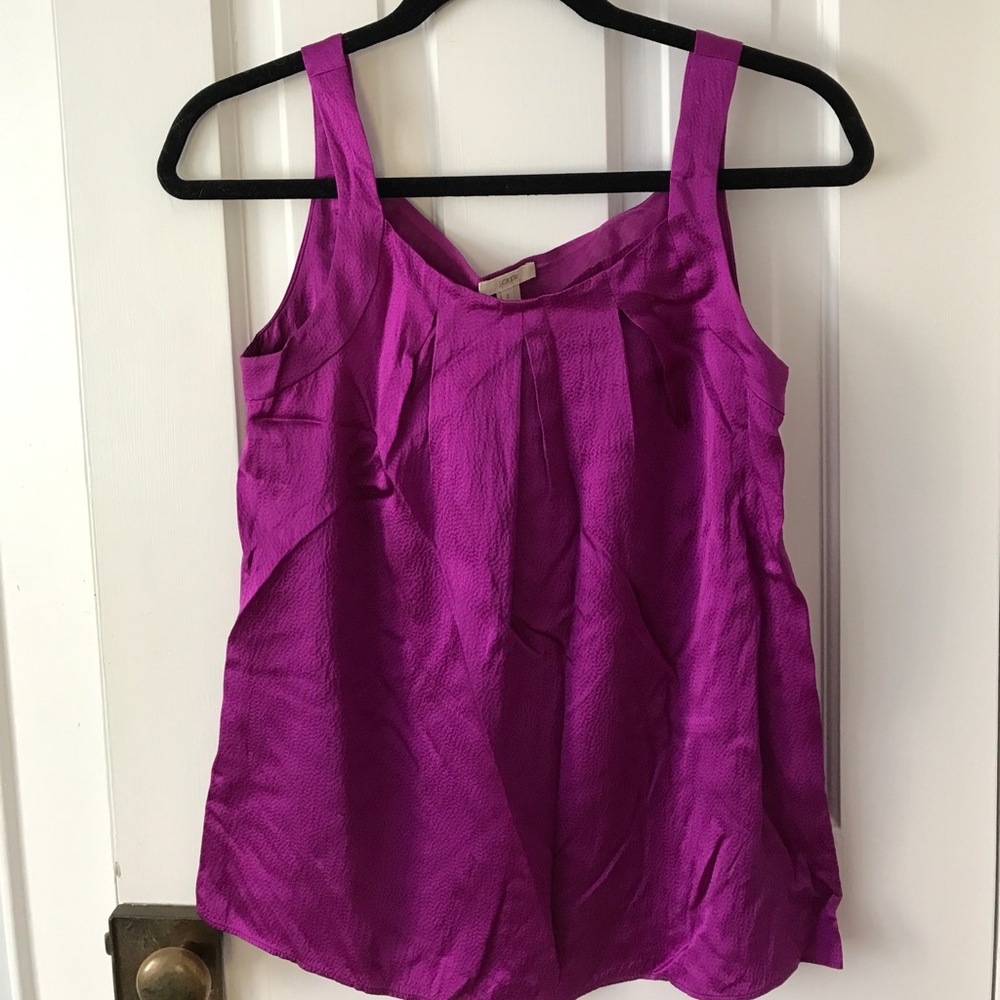 J. Crew Silk Shell Tank