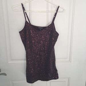 Sequined cami