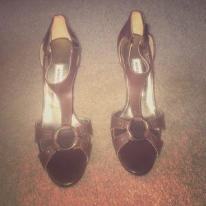 Manolo Blahnik T-Strap Sandal