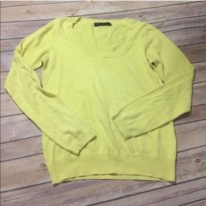 Zara Yellow Crewneck Sweater
