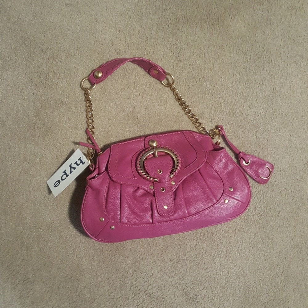 Hype Pink/light rasberry leather Purse