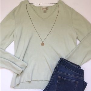 Eddie Bauer sage green sweater