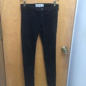 Black Hollister super skinny jeans