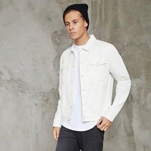 White denim jacket