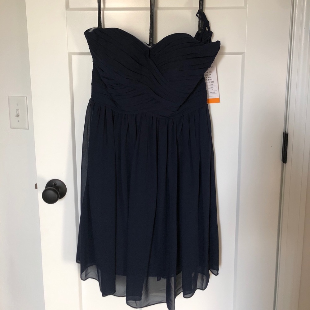 NWT Navy bill levkoff dress