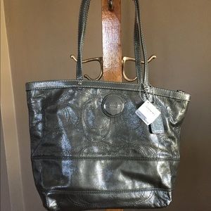 NWT Coach graphite purse