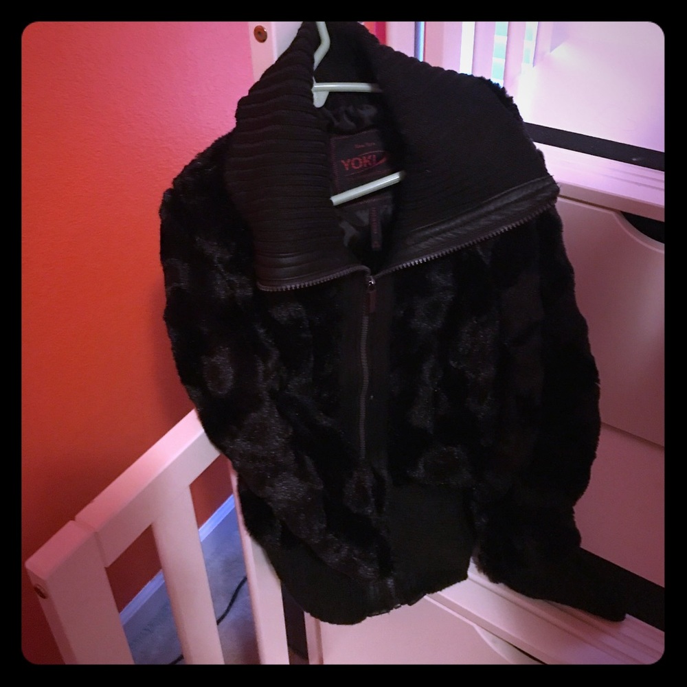 Black Fur Coat