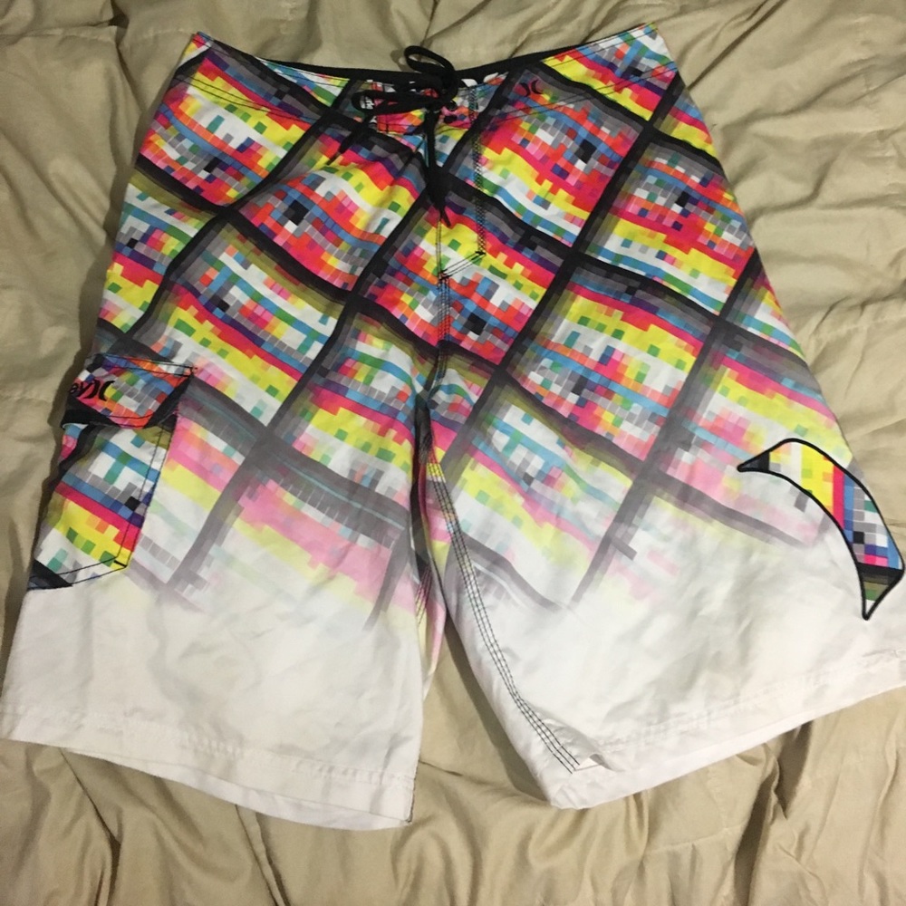 Hurley bathing suit multi color