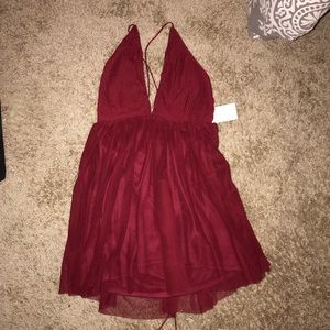 Wine dress