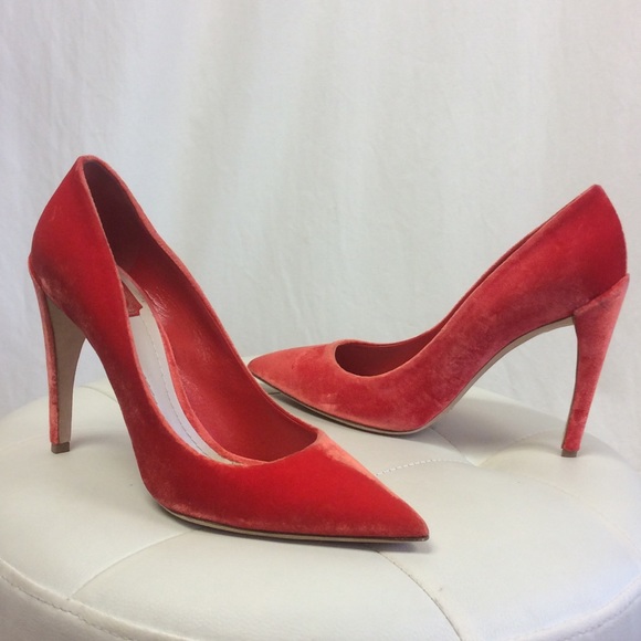 Christian Dior DECLINAISON DEFILE Velvet Pumps - Picture 1 of 8