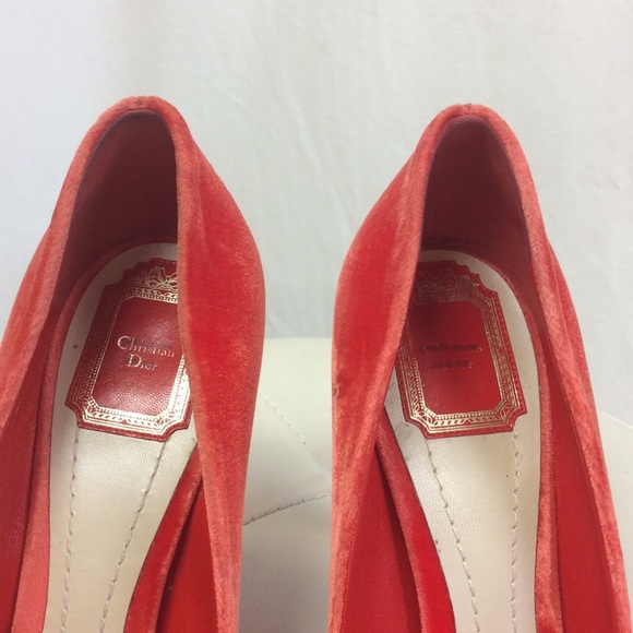 Christian Dior DECLINAISON DEFILE Velvet Pumps - Picture 3 of 8