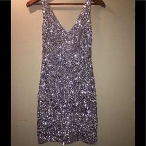 ✨ Silver Sequin Dress!