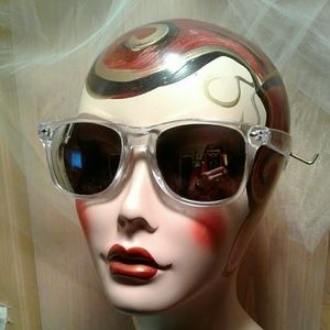 COLORWORKS Eyewear "RAY" Wayfarer look in Crystal