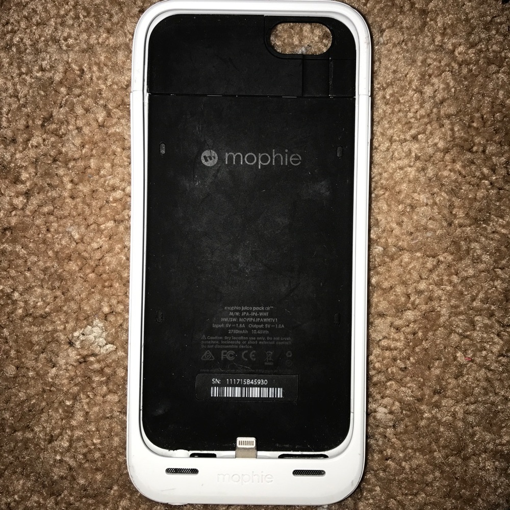 mophie iPhone 6/6s charging case