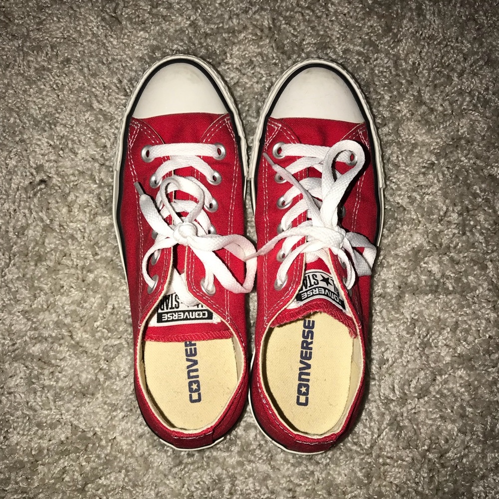 Women’s Red Converse Sneakers