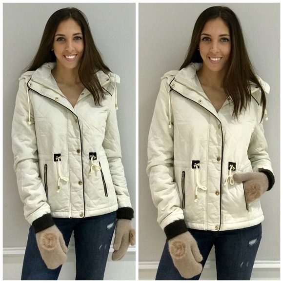  Winter White Quilted Jacket - Picture 3 of 8