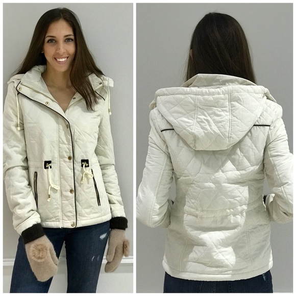  Winter White Quilted Jacket - Picture 4 of 8