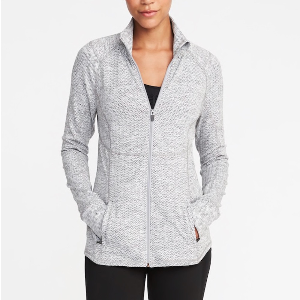 Fitted Full-Zip Compression Jacket