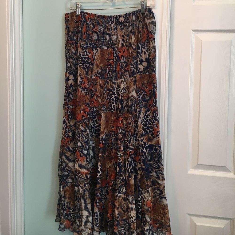 Ruby Rd. Tiered skirt in excellent condition