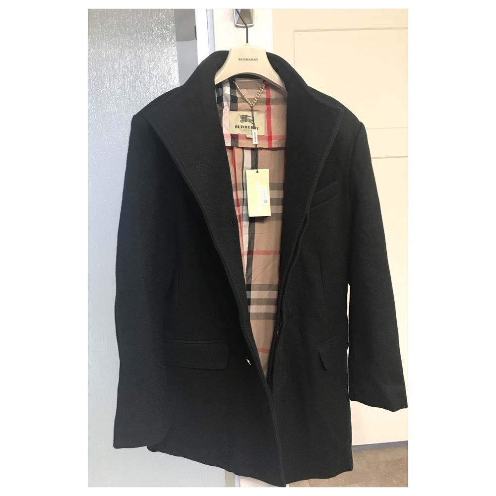 Burberry Men's Slim Cashmere Wool Blazer Coat