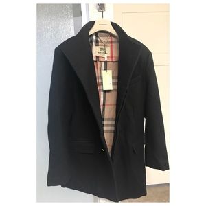 Burberry Men's Slim Cashmere Wool Blazer Coat