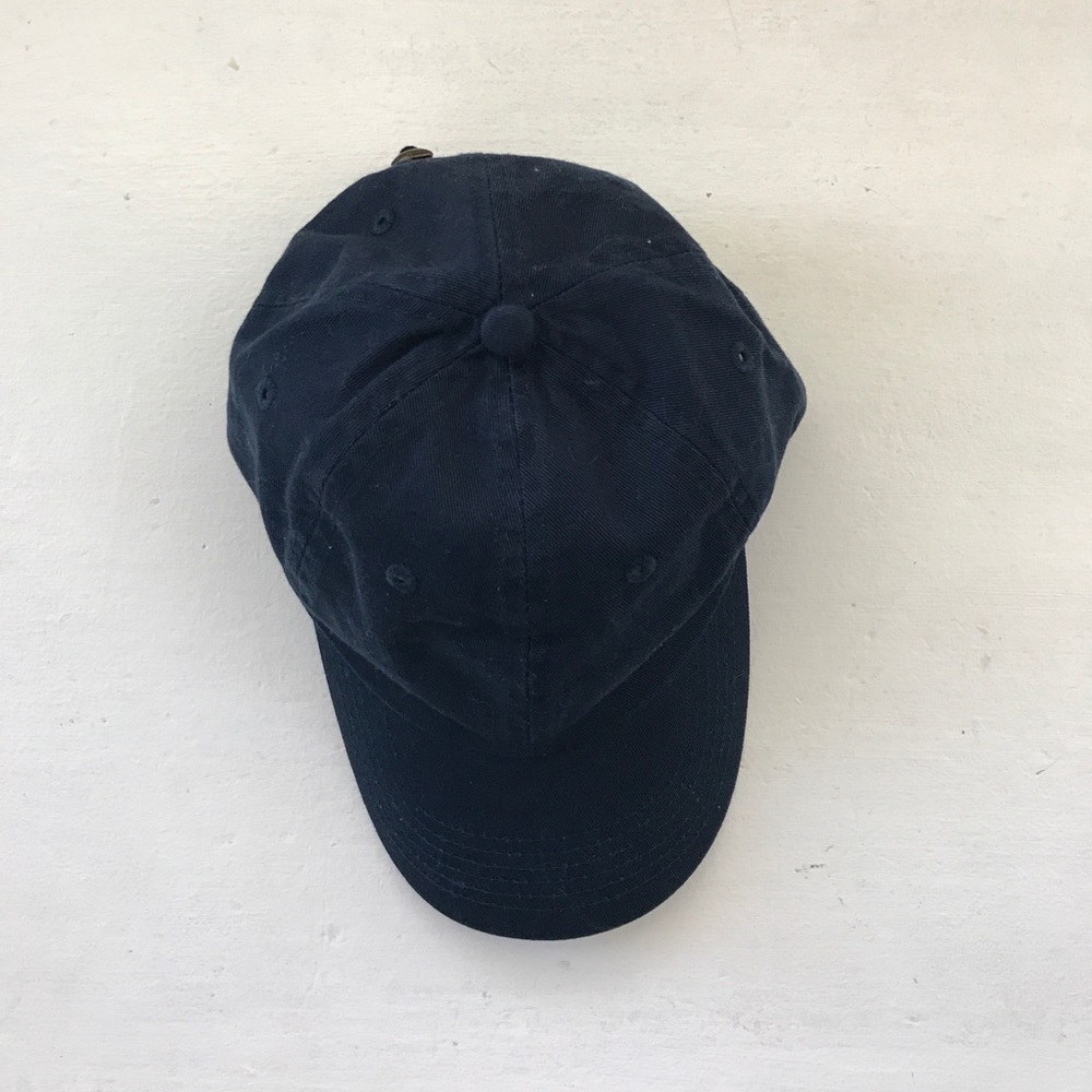 Navy baseball cap with brass detail - never worn