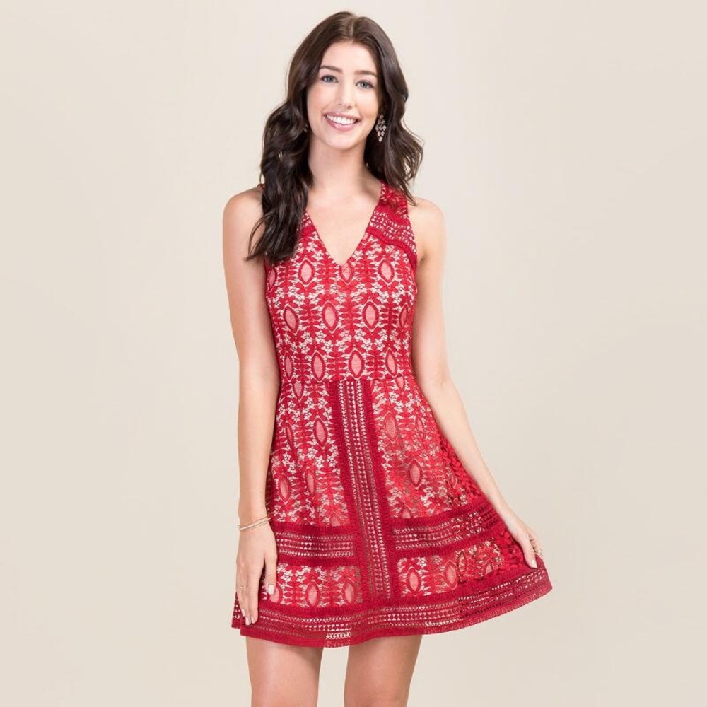 FRANCESCA'S DELILAH LACE DRESS
