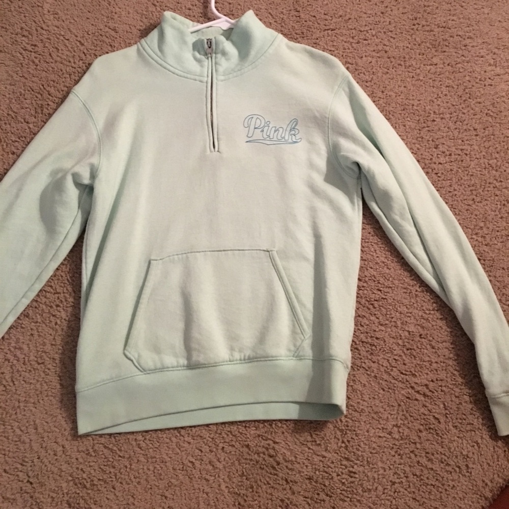 Half zip pink jacket