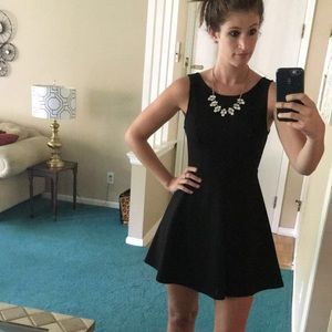 Lulus Black Low Back Dress