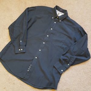 TOMMY HILFIGER  *  slate blue button down, EUC