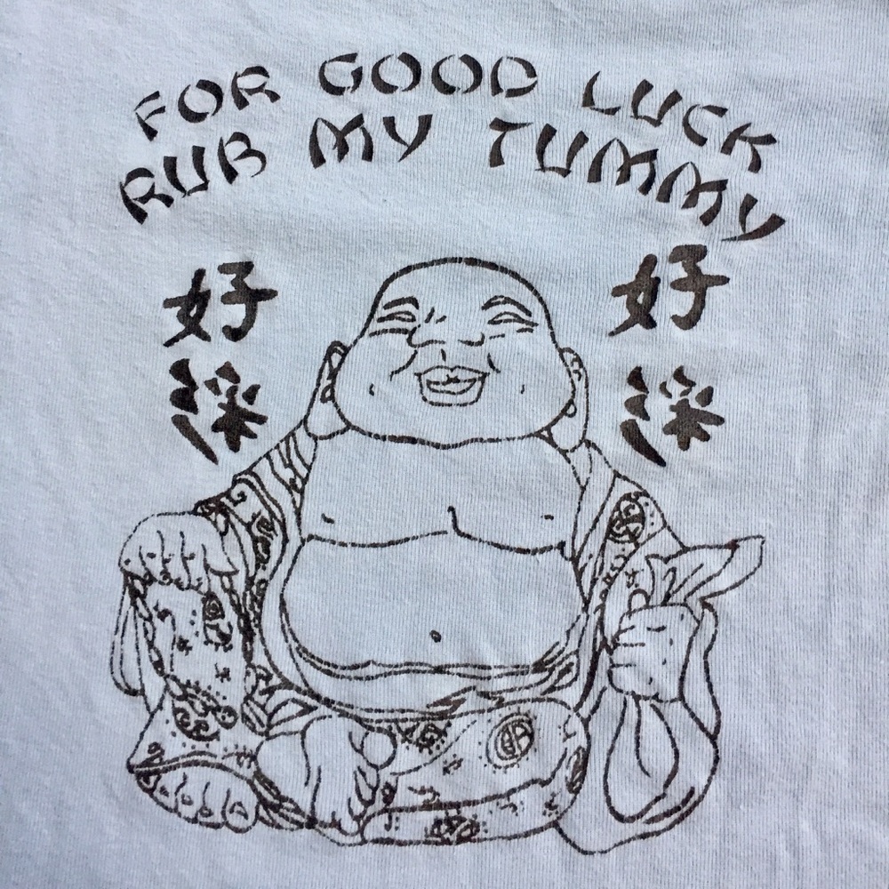 "For Good Luck, Rub My Tummy"Tee