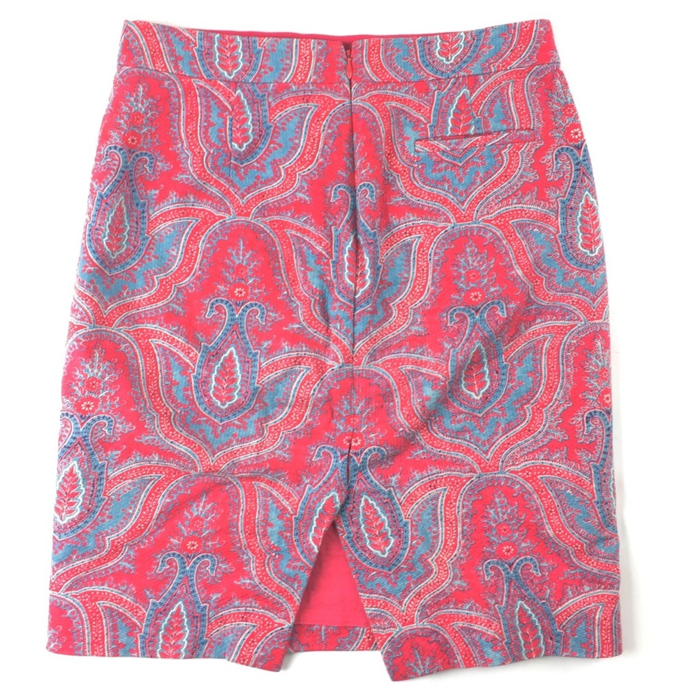 Sale • J. Crew • Paisley Pencil Skirt - Picture 3 of 6