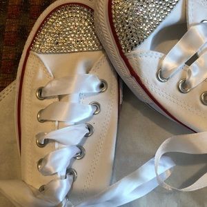 WHITE CONVERSE ❤️💕💕❤️