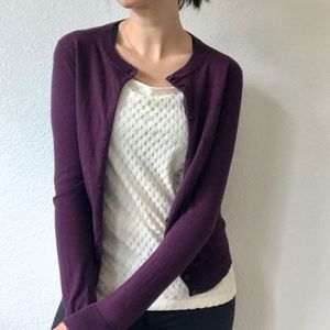 J.Crew The Caryn Cardigan Maroon Long Sleeve XS