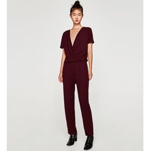 *NWT* Zara Flowing Crossover Jumpsuit, Small