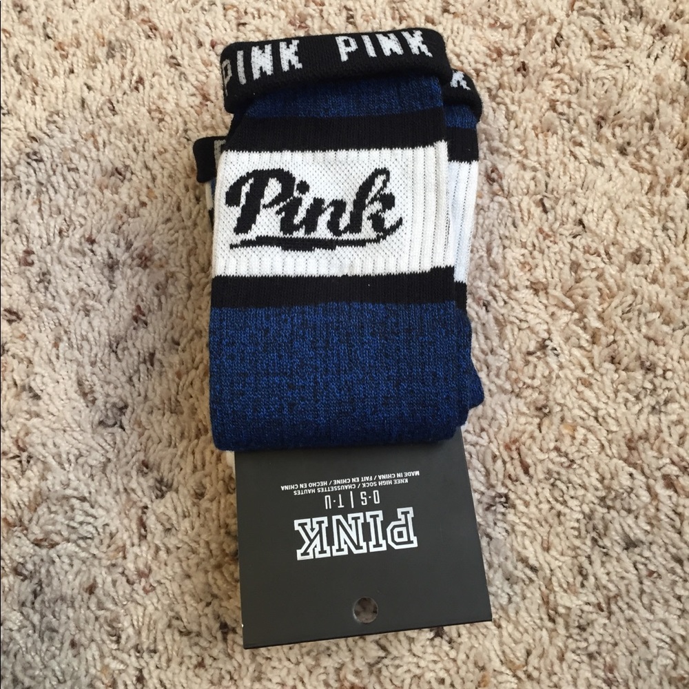 PINK one size knee-high socks (2 pack)