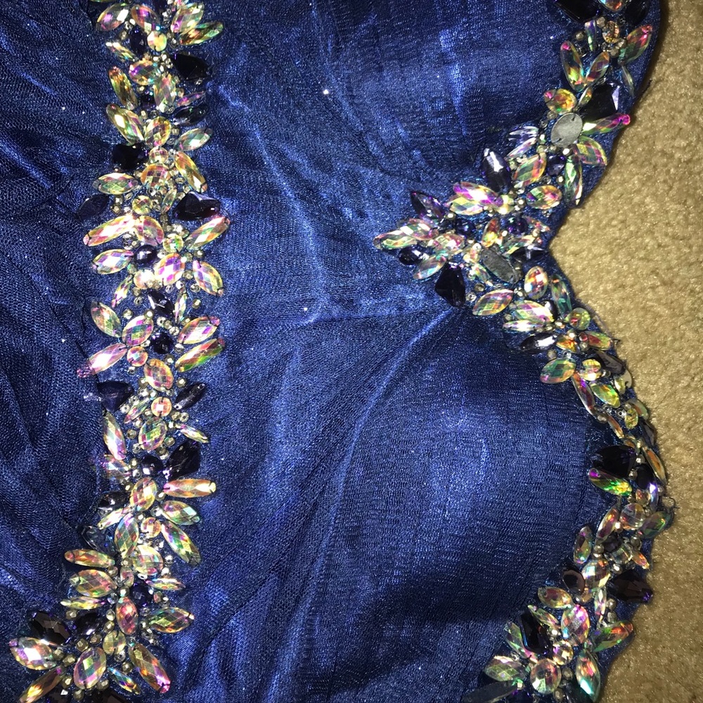 Blue Cocktail Dress