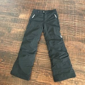 Black Spyder ski pants