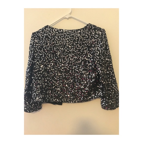Urban Outfitters Grey Sequin Top - Picture 3 of 5